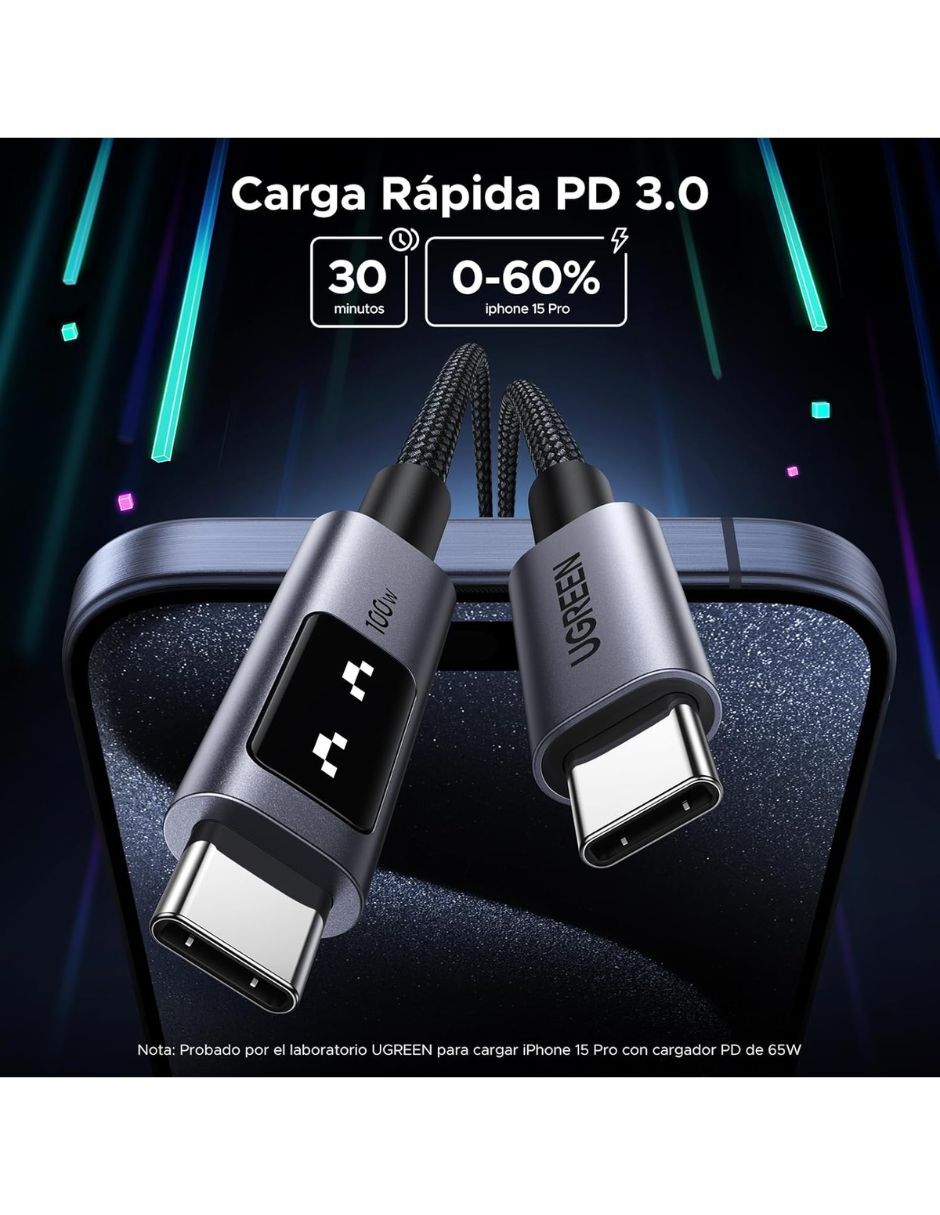 Cable c thunderbolt 3 xtellar a tipo usb c de 2 m 5