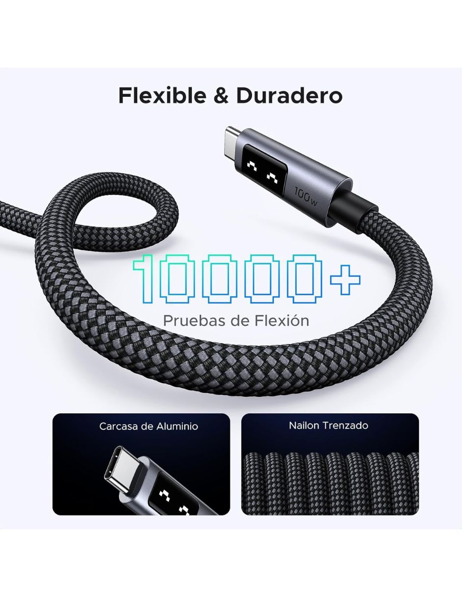 Cable c thunderbolt 3 xtellar a tipo usb c de 2 m 3