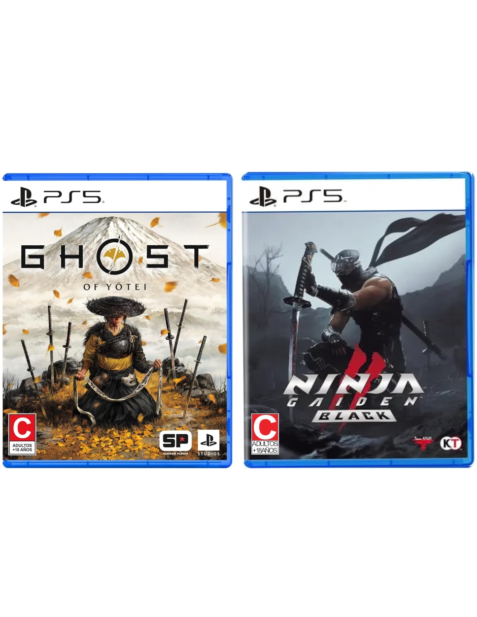 Ghost of Yotei + Ps5 Ninja Gaiden 2 Black Bundle para PS5 Ghost of Yotei + Ps5 Ninja Gaiden 2 Black Bundle para PS5