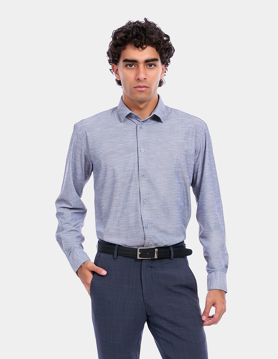 Camisa de vestir manga larga para hombre Camisa de vestir manga larga para hombre