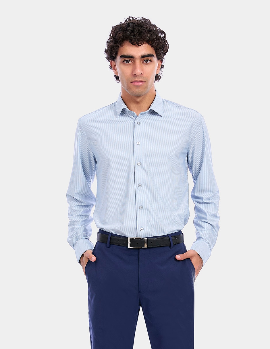 Camisa de vestir manga larga para hombre Camisa de vestir manga larga para hombre