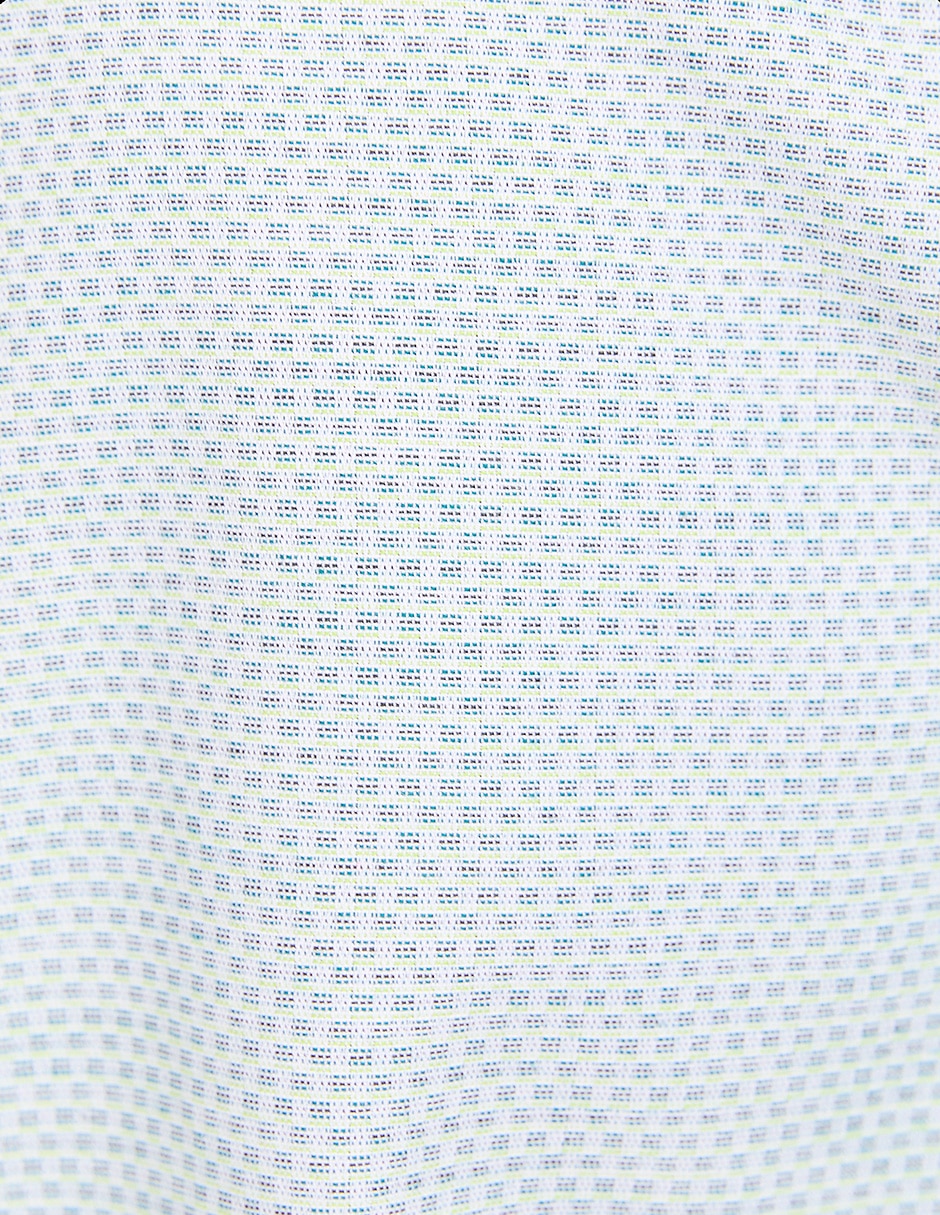 Camisa business casual manga corta para hombre 7