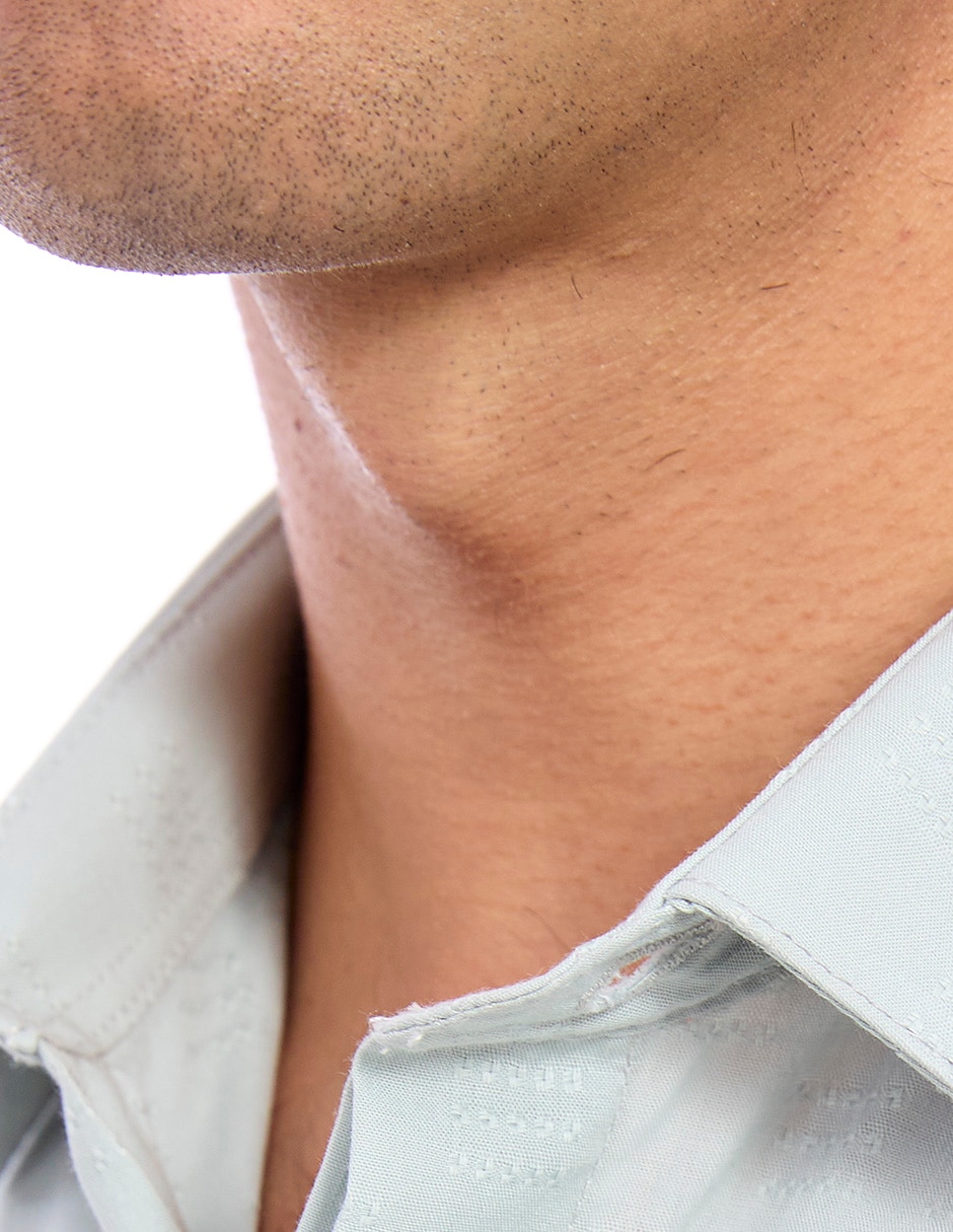 Camisa business casual manga corta para hombre 6
