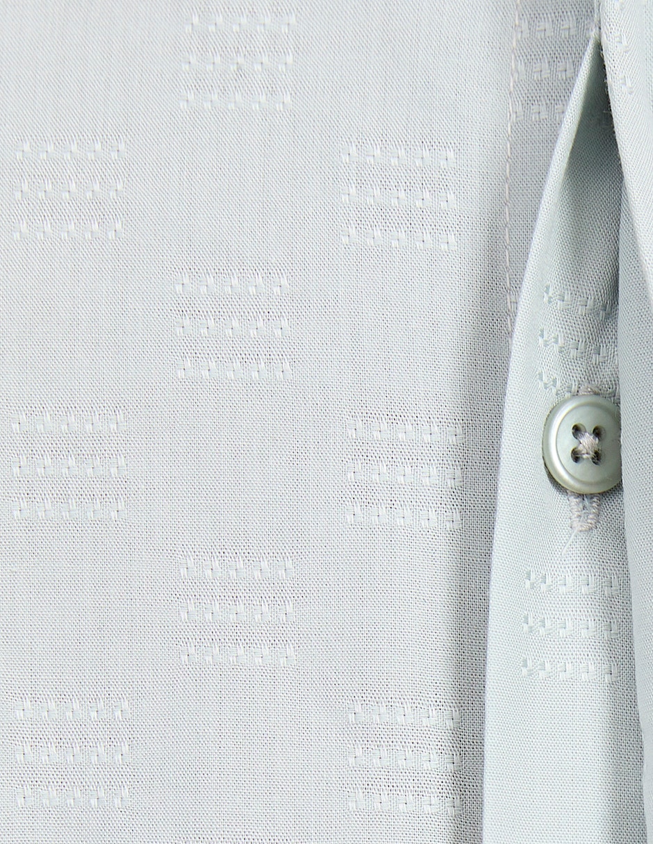 Camisa business casual manga corta para hombre 5