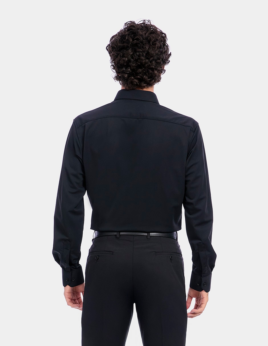 Camisa de vestir manga larga para hombre 4