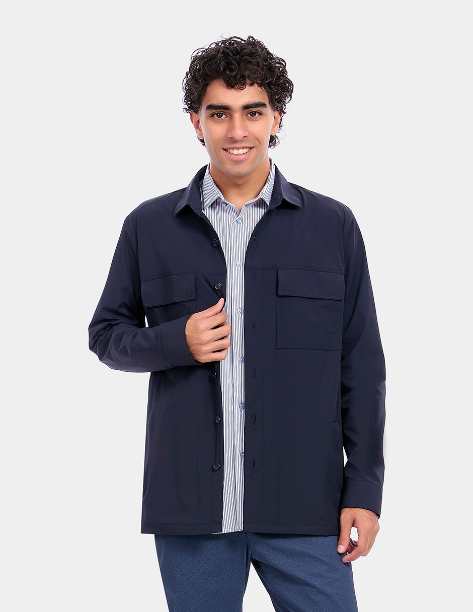 Sobrecamisa casual manga larga para hombre Sobrecamisa casual manga larga para hombre