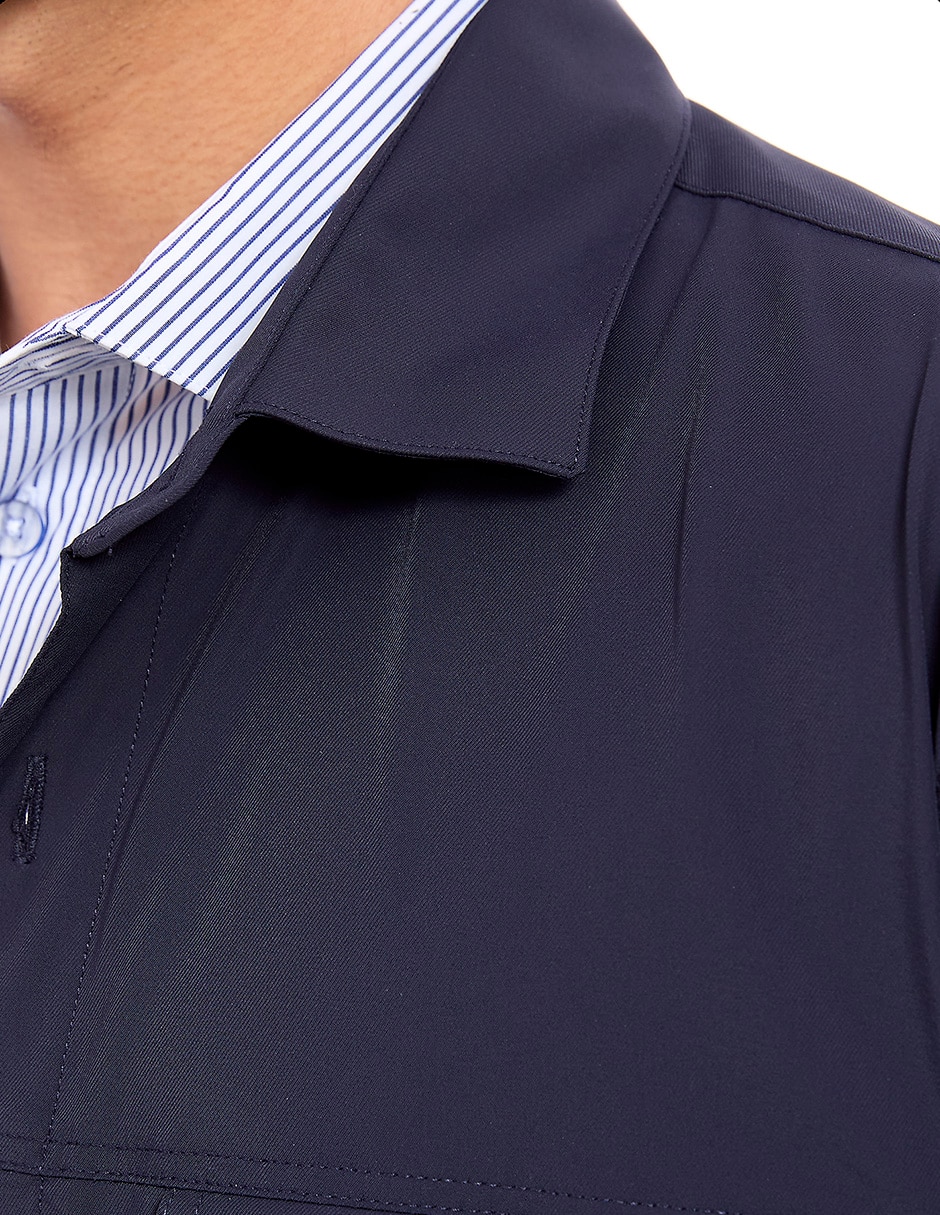 Sobrecamisa casual manga larga para hombre 7