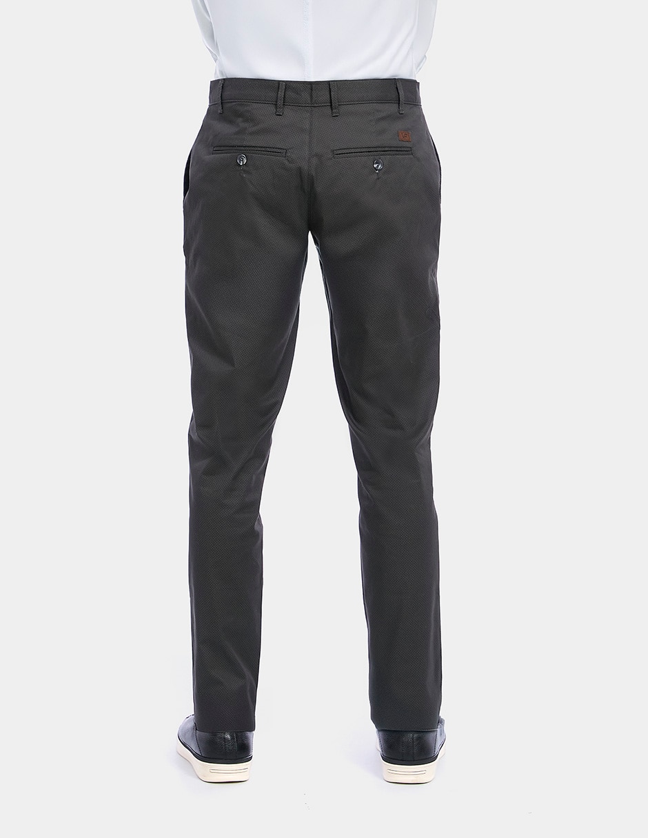 Pantalón business casual de vestir slim para hombre 4