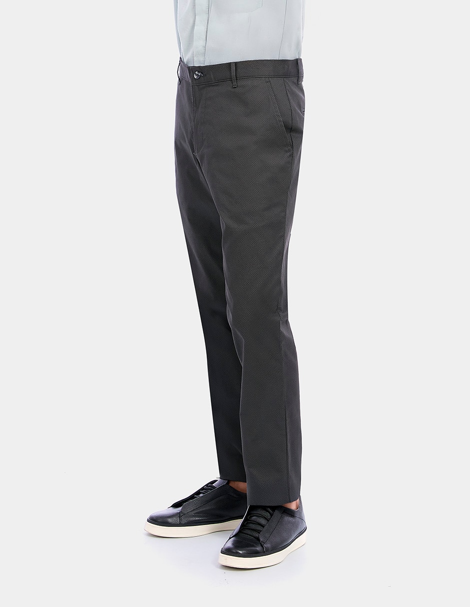 Pantalón business casual de vestir slim para hombre 2
