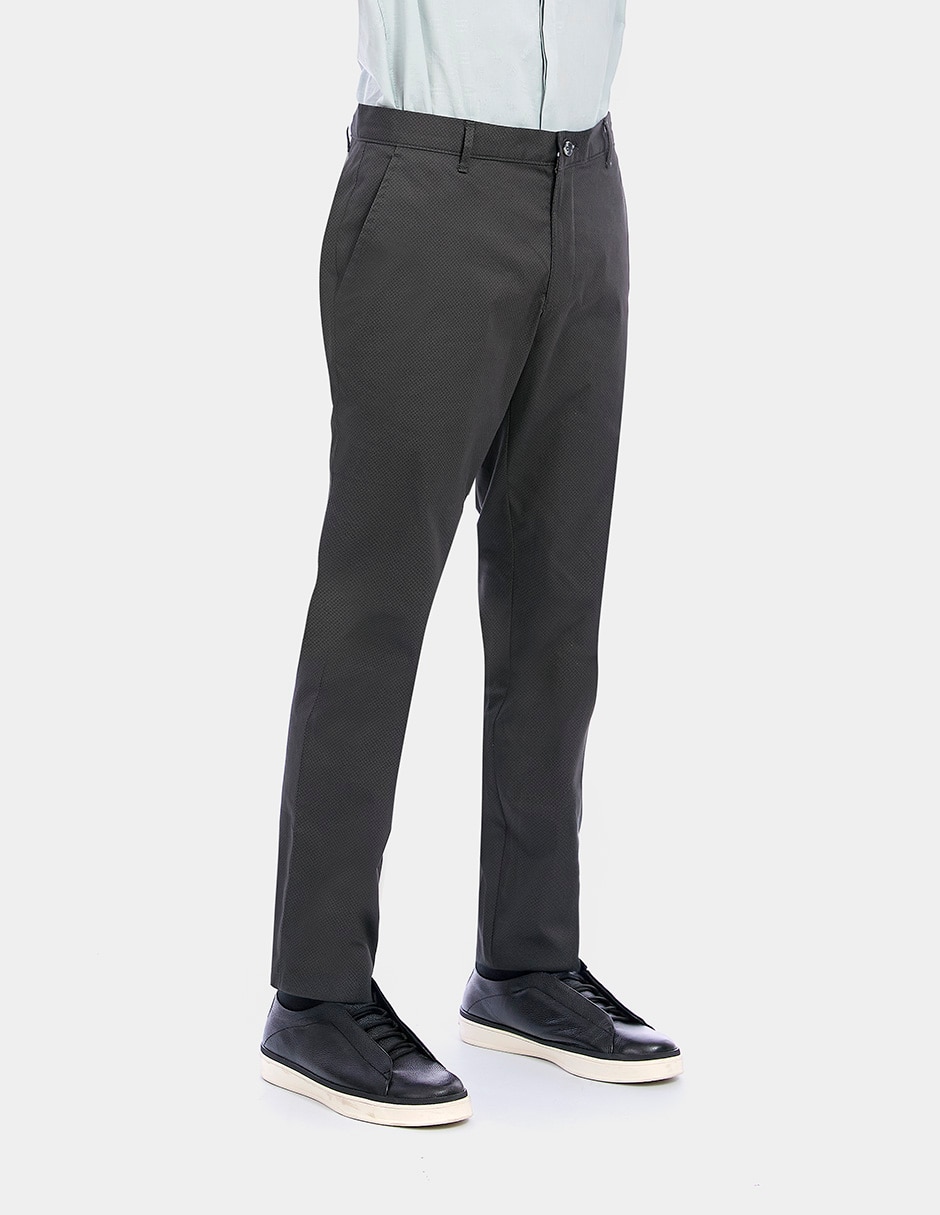 Pantalón business casual de vestir slim para hombre 7