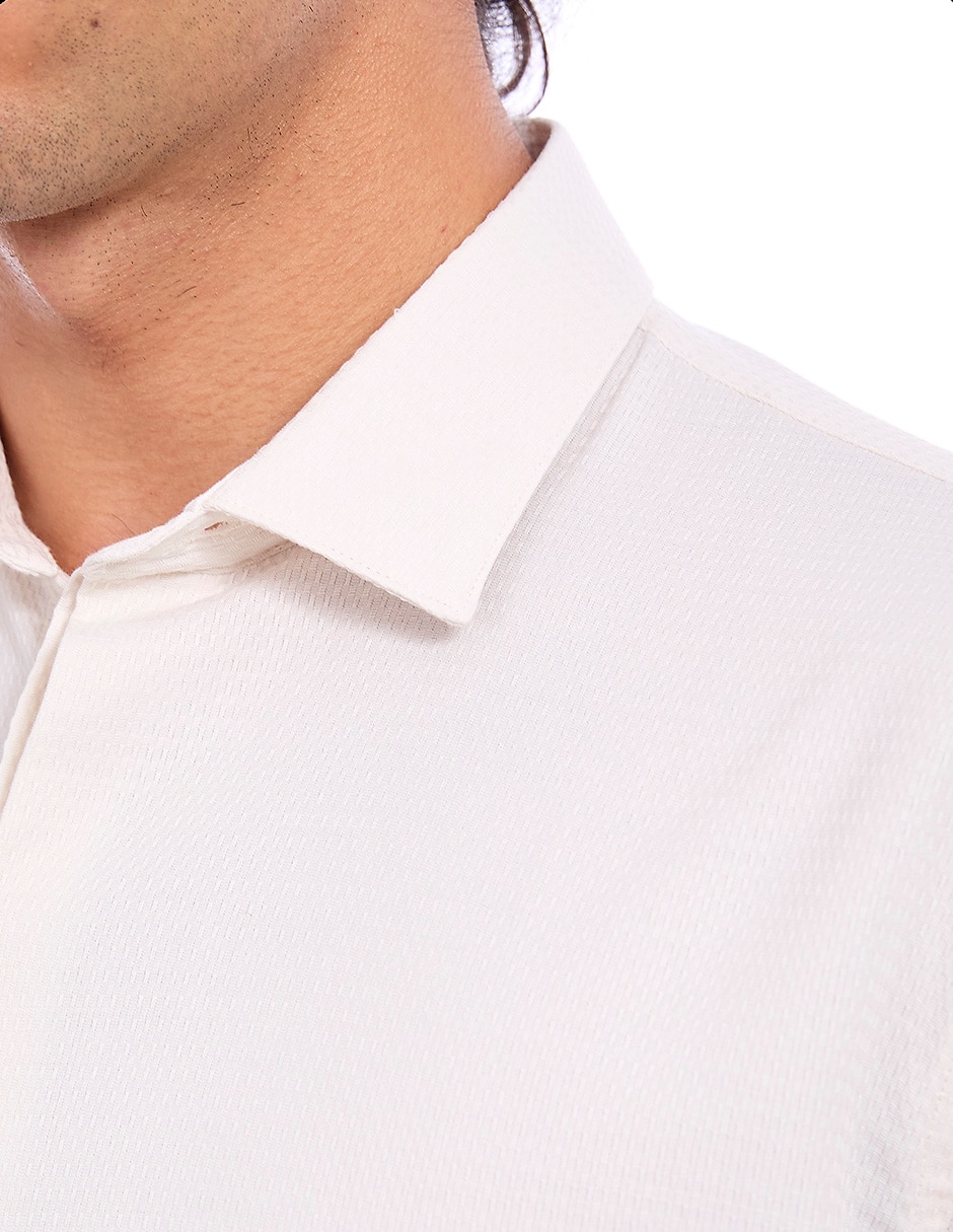 Camisa de vestir manga larga para hombre 7