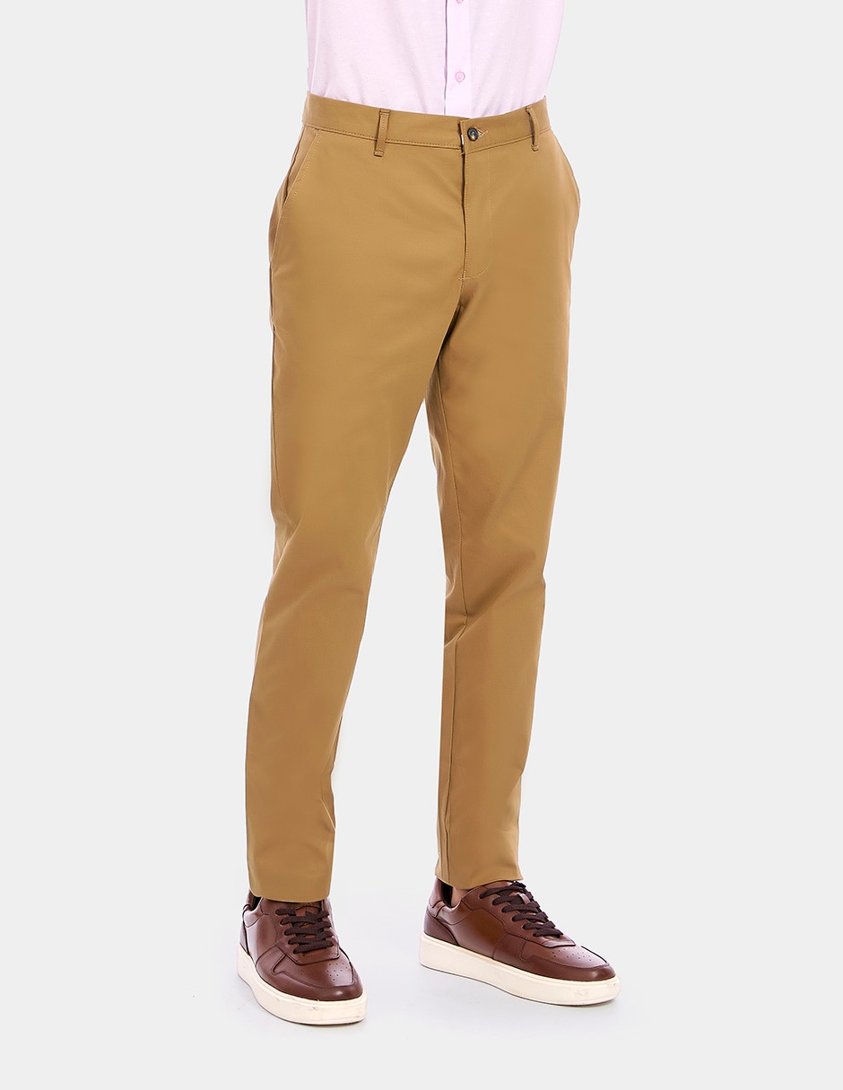 Pantalón business casual de vestir slim para hombre 4