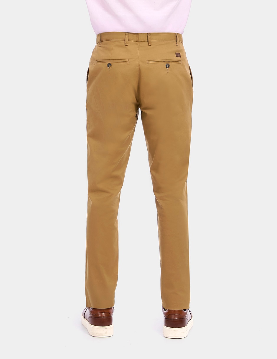 Pantalón business casual de vestir slim para hombre 2