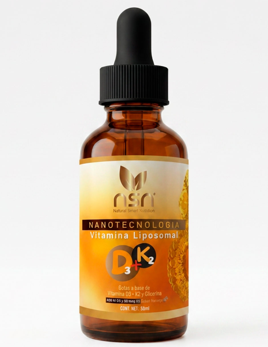 NSN con Vitamina D3 y K2 sabor naranja de 50 ml NSN con Vitamina D3 y K2 sabor naranja de 50 ml