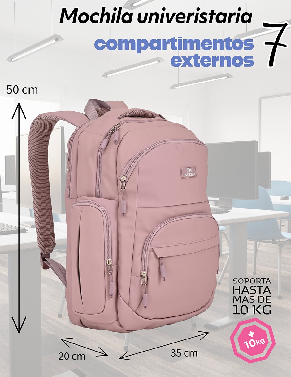 Mochila con portalaptop portalaptop pvc unisex 9