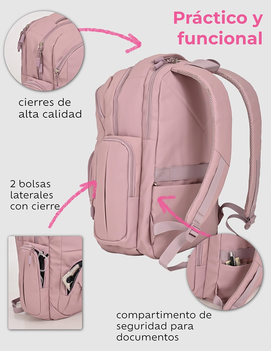 Mochila con portalaptop portalaptop pvc unisex 2