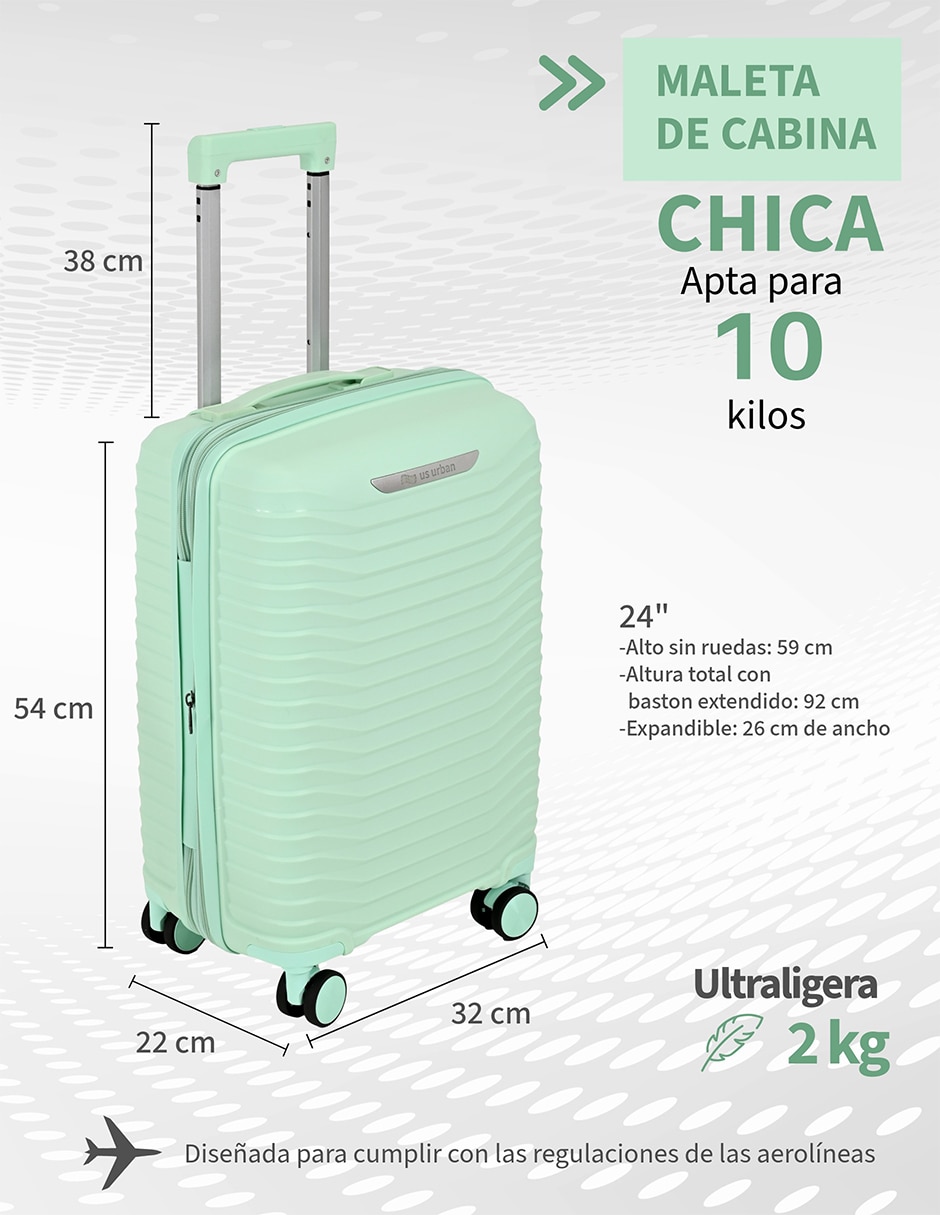 Maleta con ruedas carry on 10