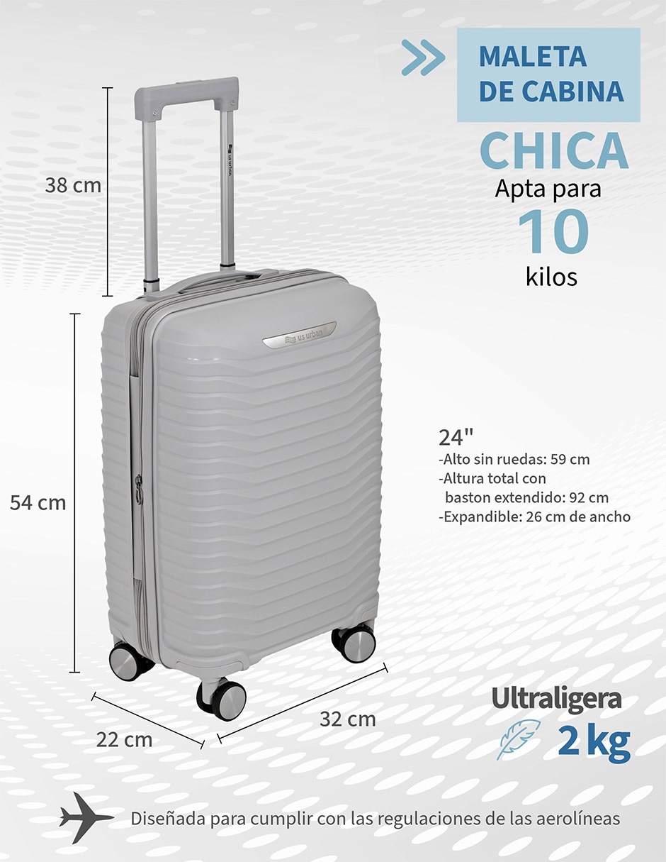 Maleta con ruedas carry on 10