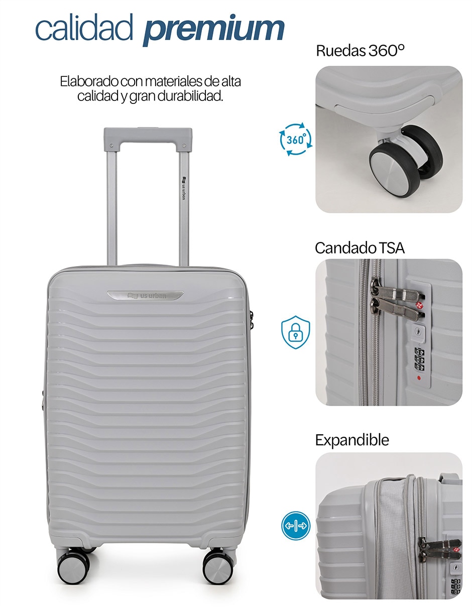 Maleta con ruedas carry on 3