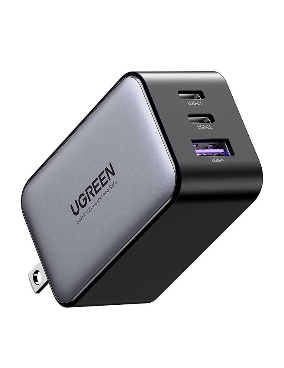 Cargador pared Nexode con 3 Puertos USB tipo A + USB tipo C 65 W