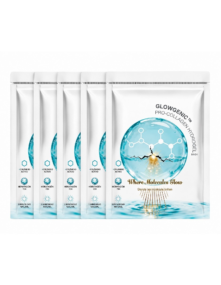 Set de mascarilla facial de colágeno para aclarar Set de mascarilla facial de colágeno para aclarar