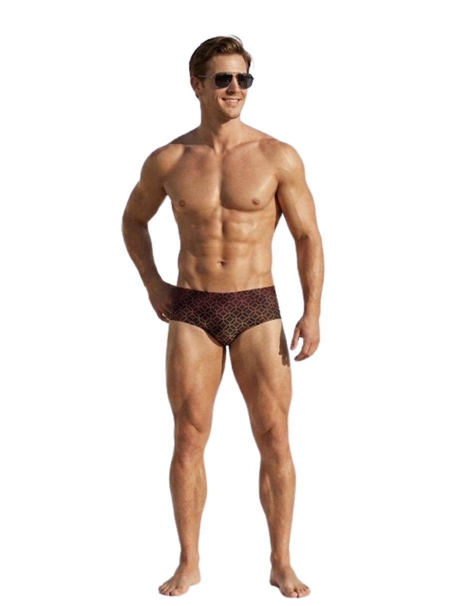 Traje de baño playa cintura elástica para hombre Traje de baño playa cintura elástica para hombre