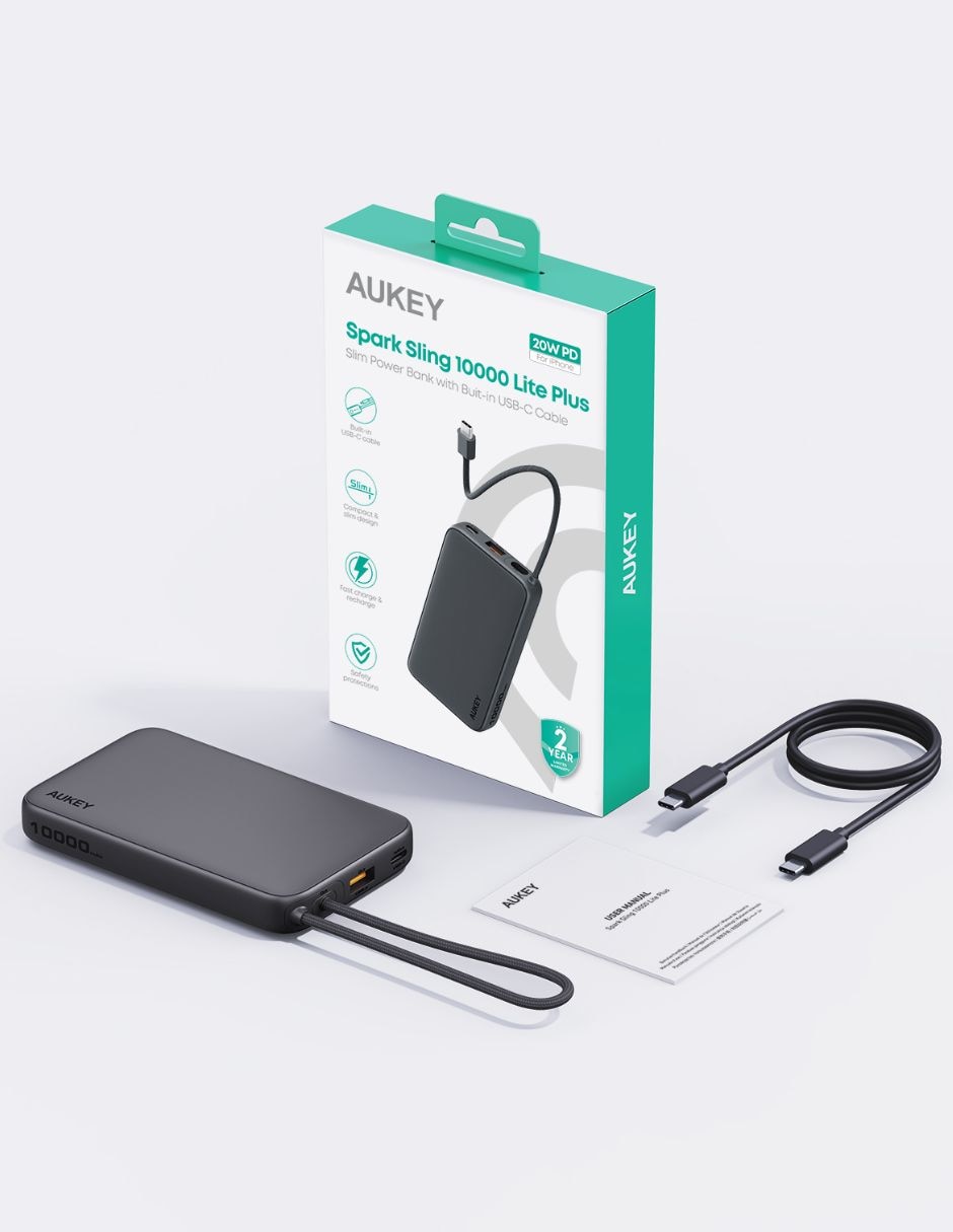 Batería portátil aukey 10000 mah
