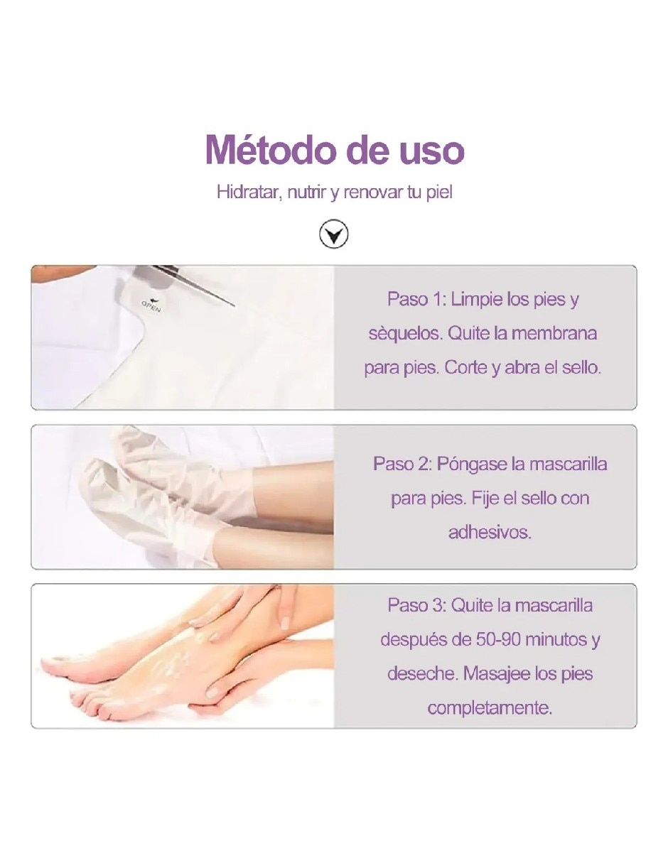 Set de 6 mascarillas exfoliantes 4