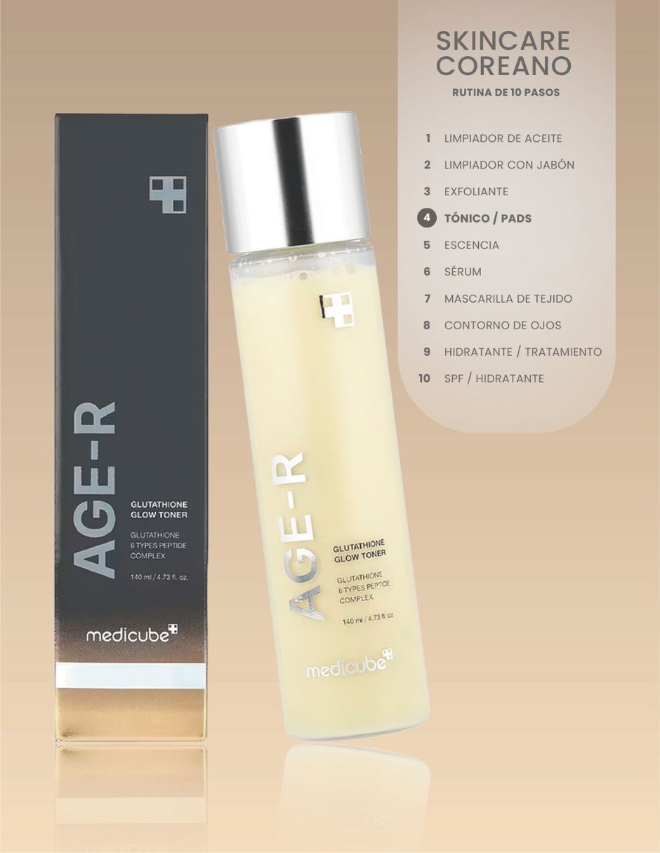 Tónico facial tónico facial iluminador con glutatión 140 ml 2