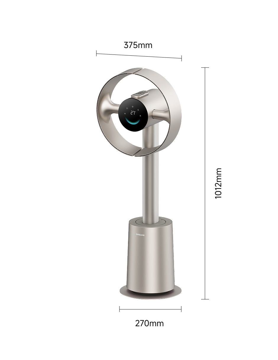 Ventilador de torre smart individual piezas con control remoto velocidades 7