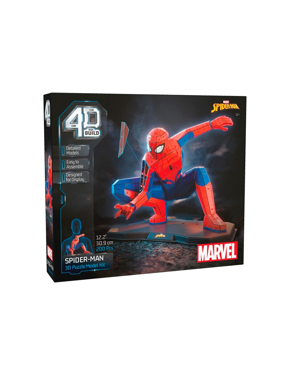 Rompecabezas 3d superhéroes marvel spider-man 200 piezas