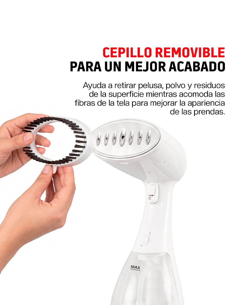 Plancha portátil de vapor suela acero inoxidable 3