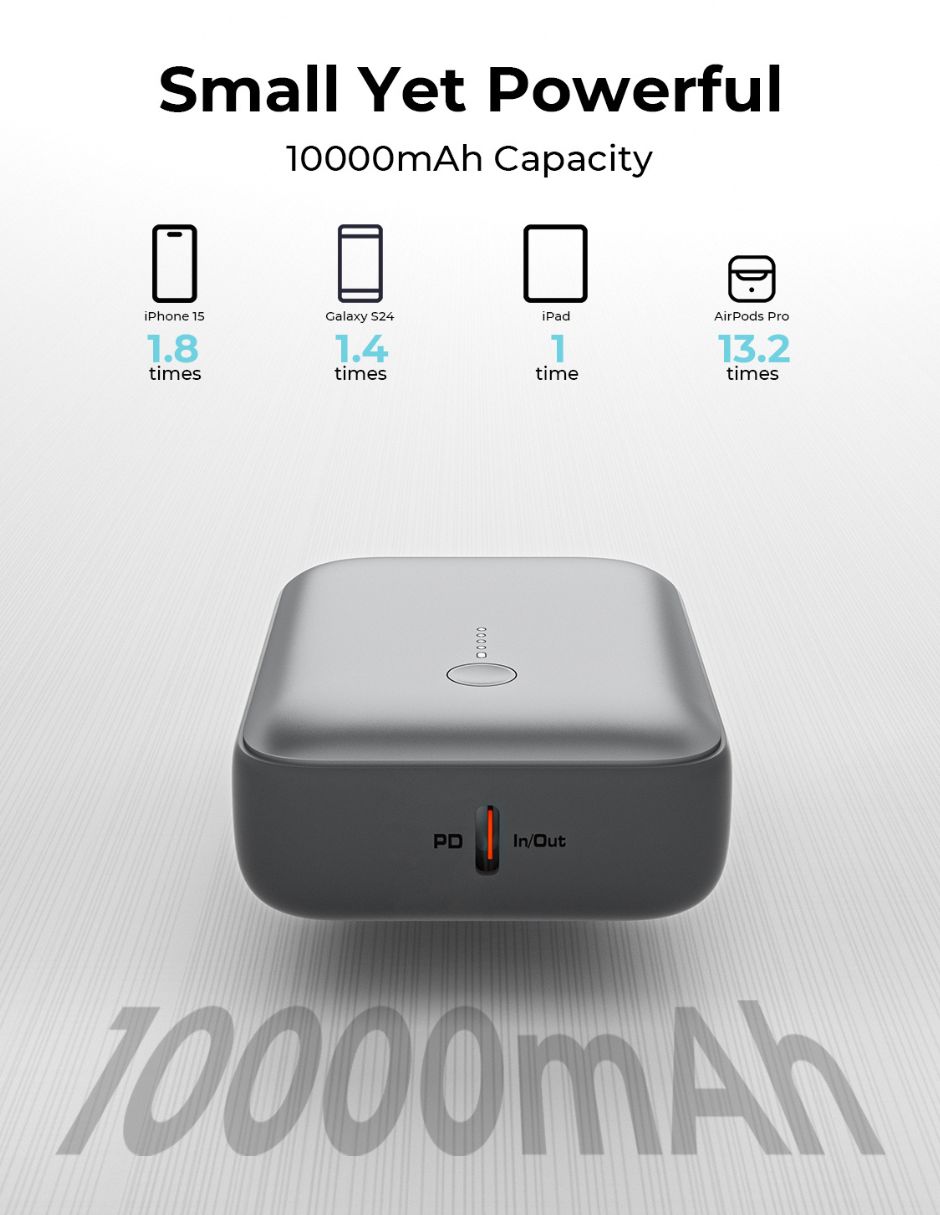 Batería portátil aukey 10000 mah
