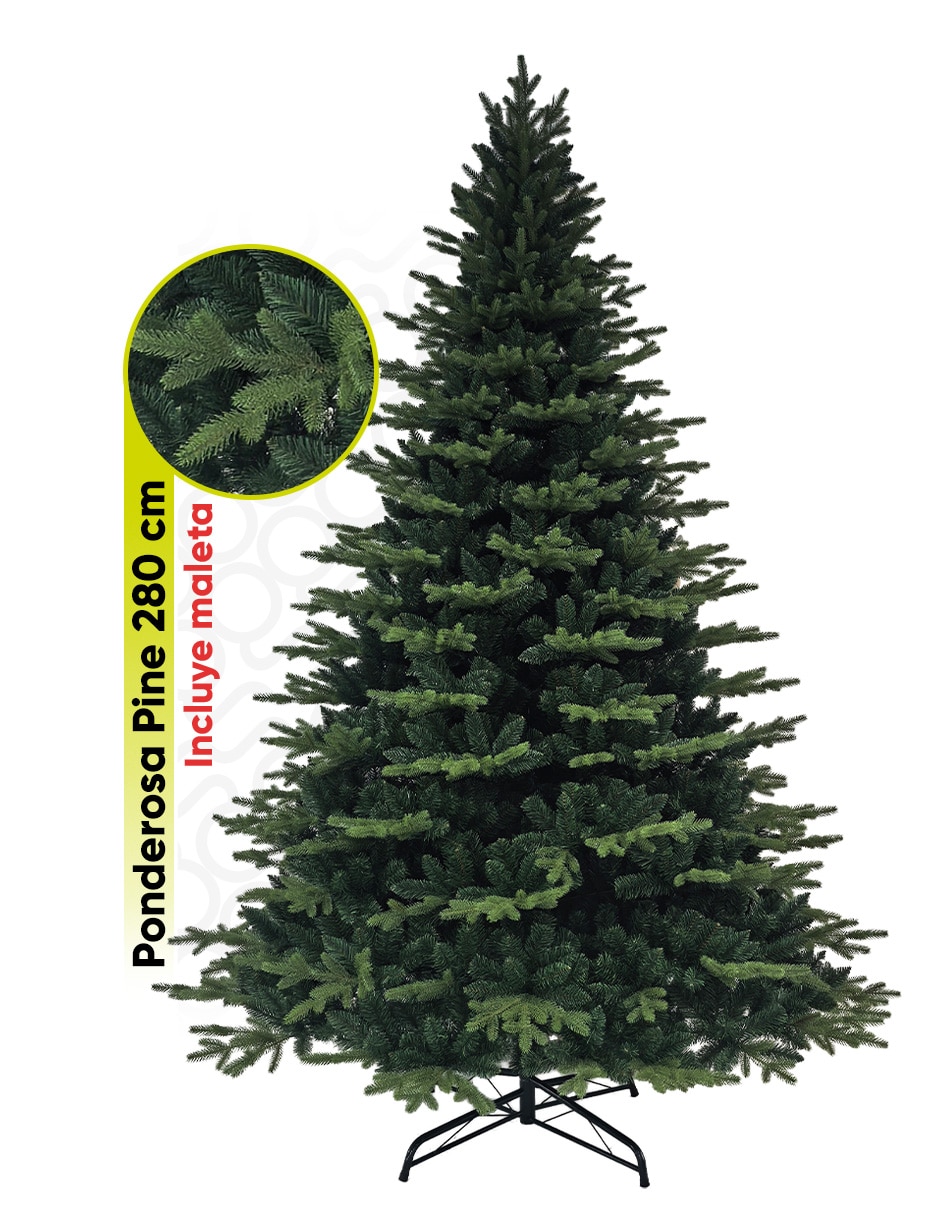 Árbol de navidad ponderosa pine premium de pvc 1