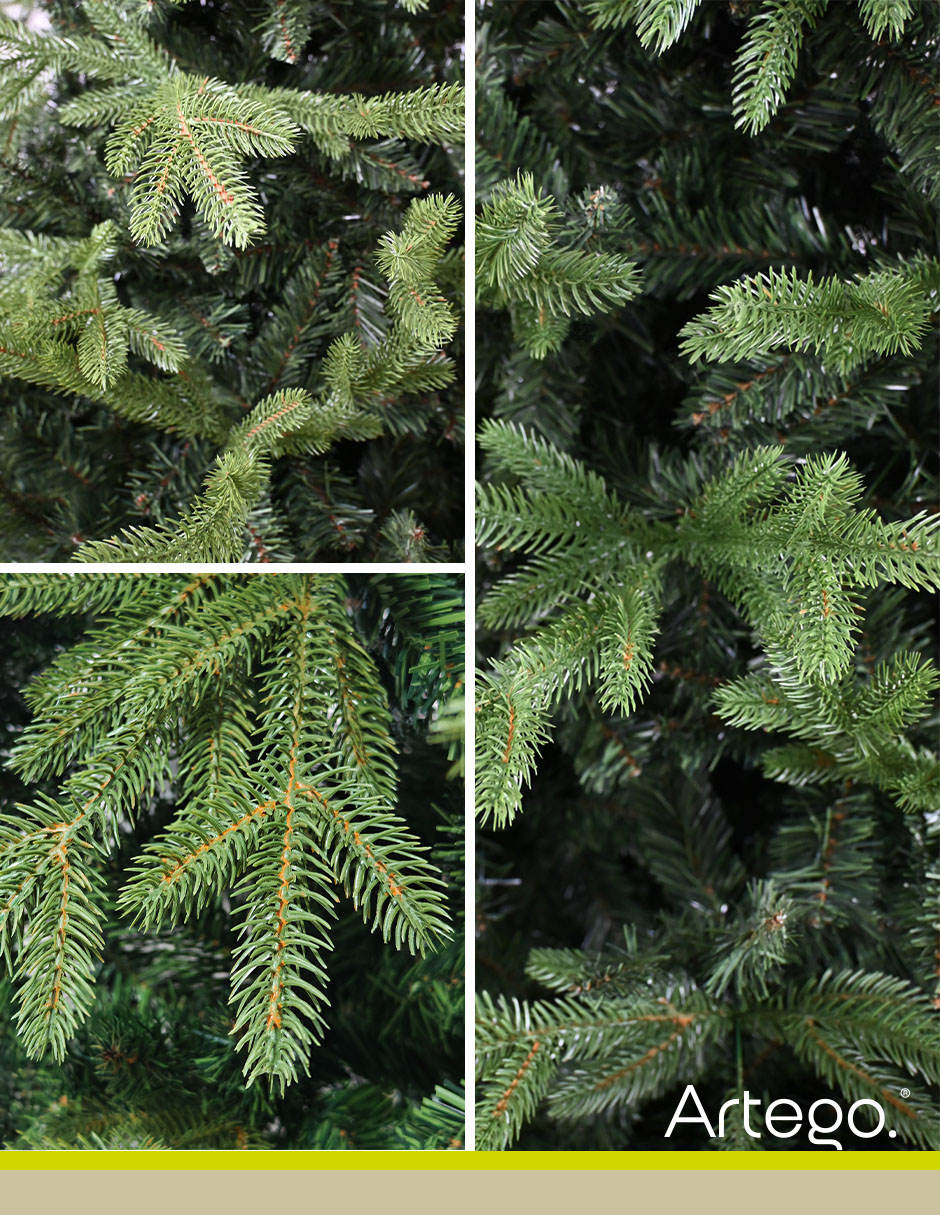 Árbol de navidad ponderosa pine premium de pvc 6