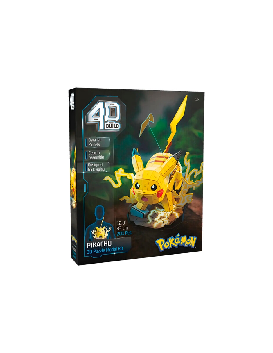 Rompecabezas 3d pokémon pikachu 201 piezas