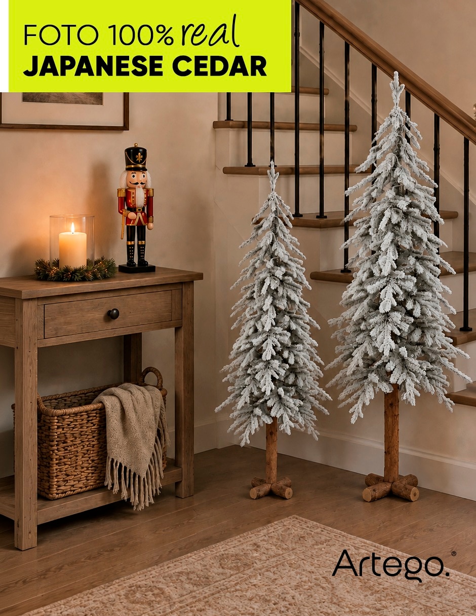 Árbol de navidad set de 2 piezas de plástico 5