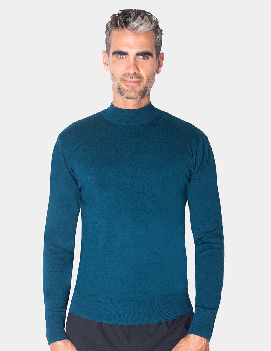 Suéter cuello alto para hombre