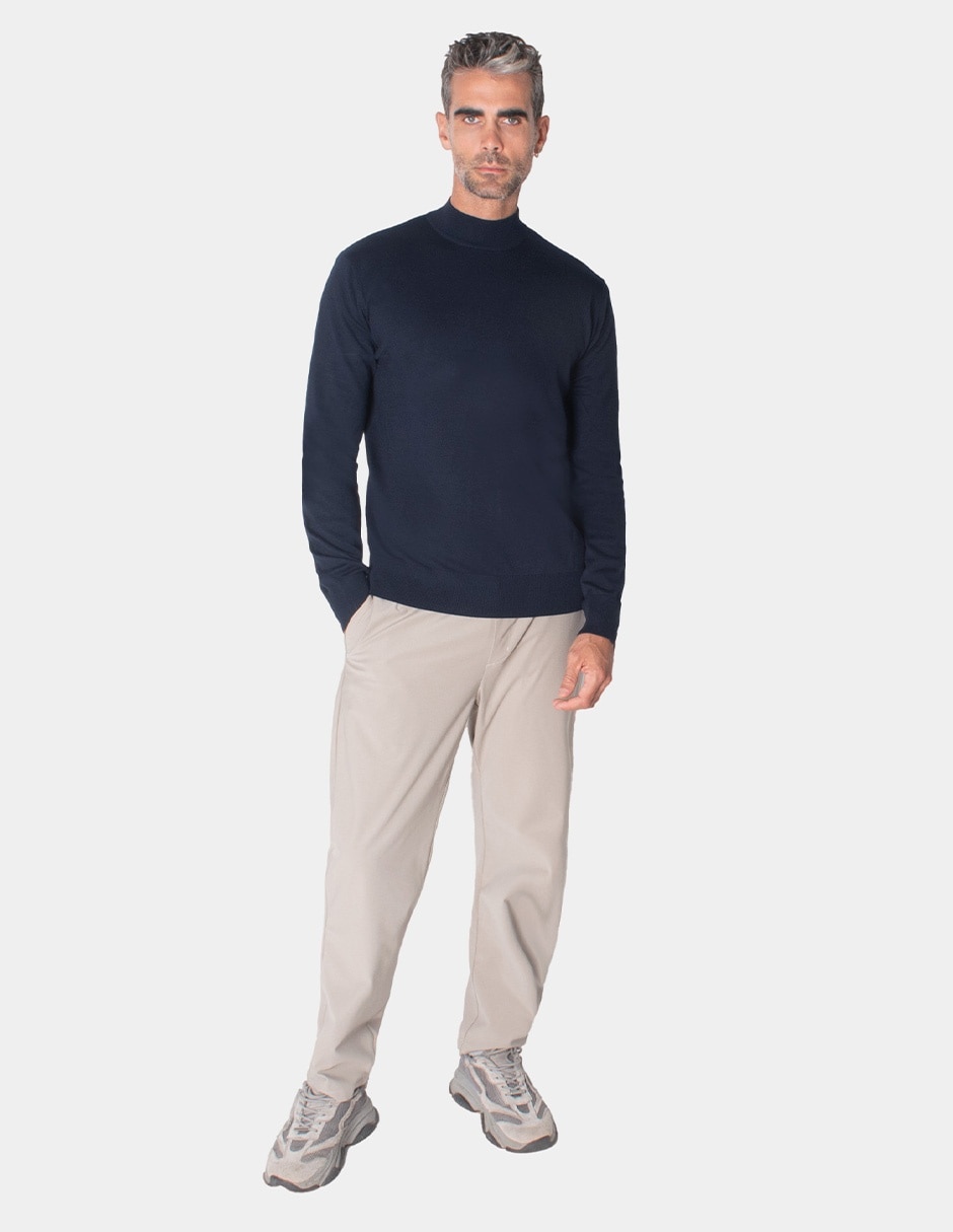 Suéter cuello alto para hombre 3