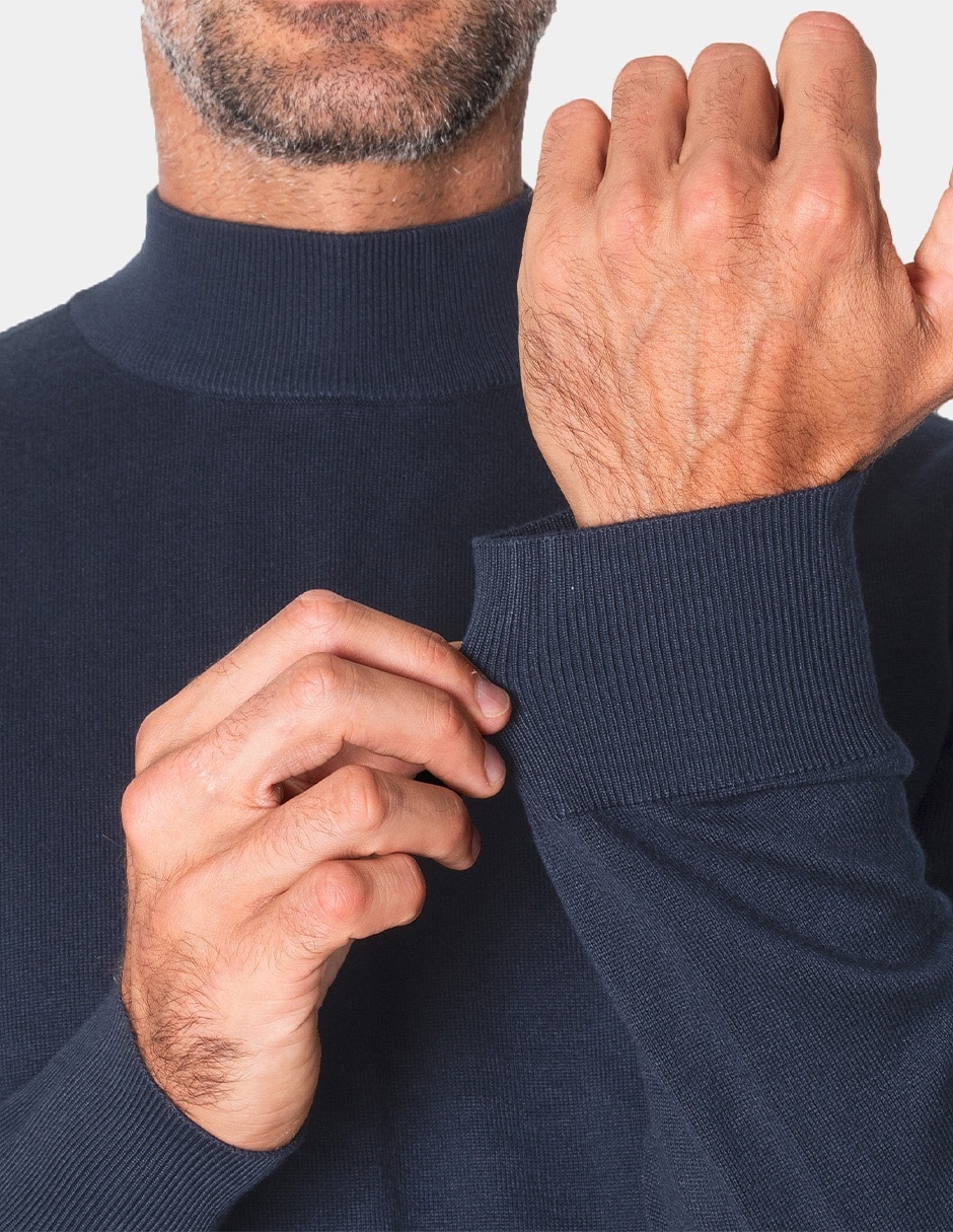 Suéter cuello alto para hombre 2