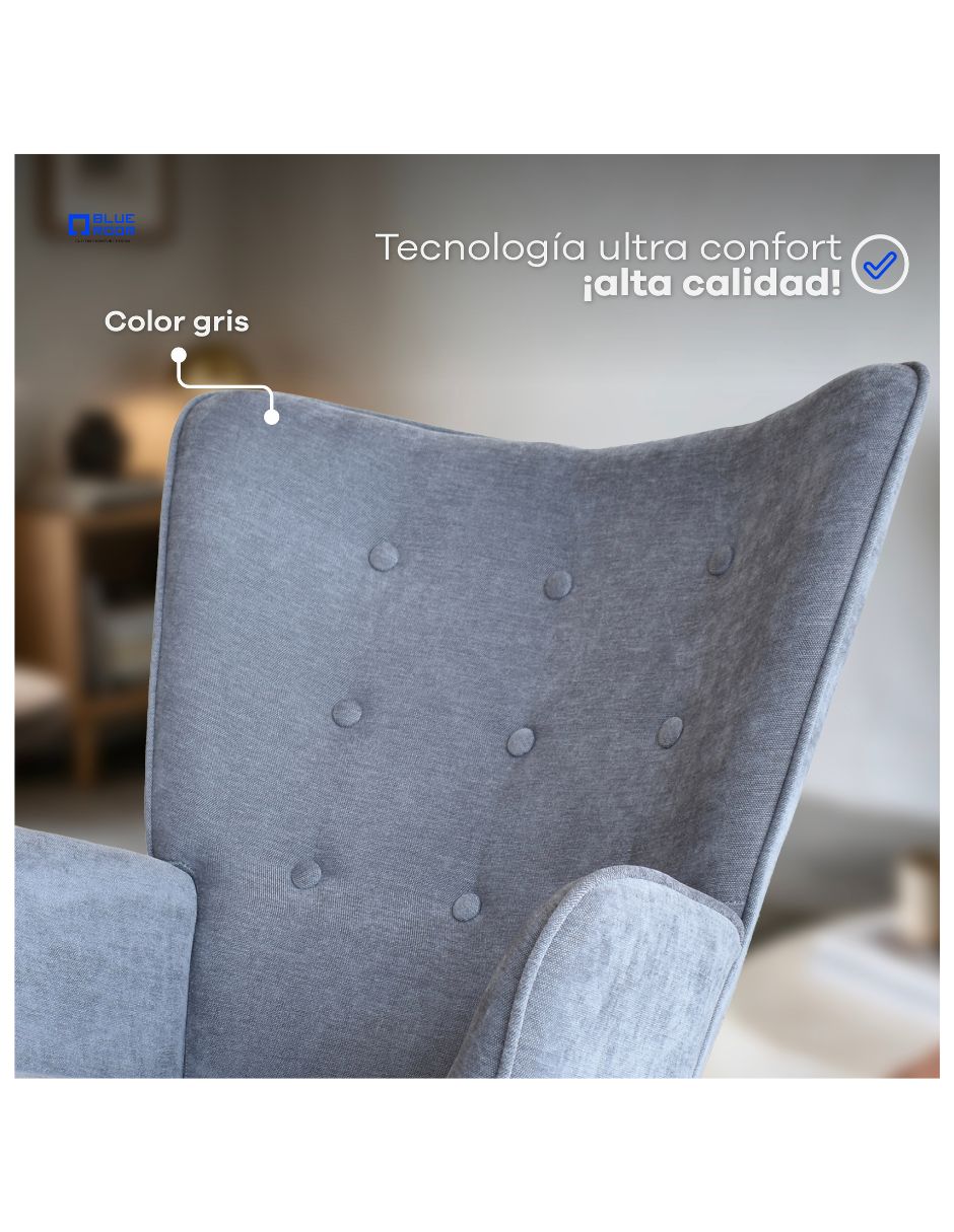 Mecedora manual de madera 2