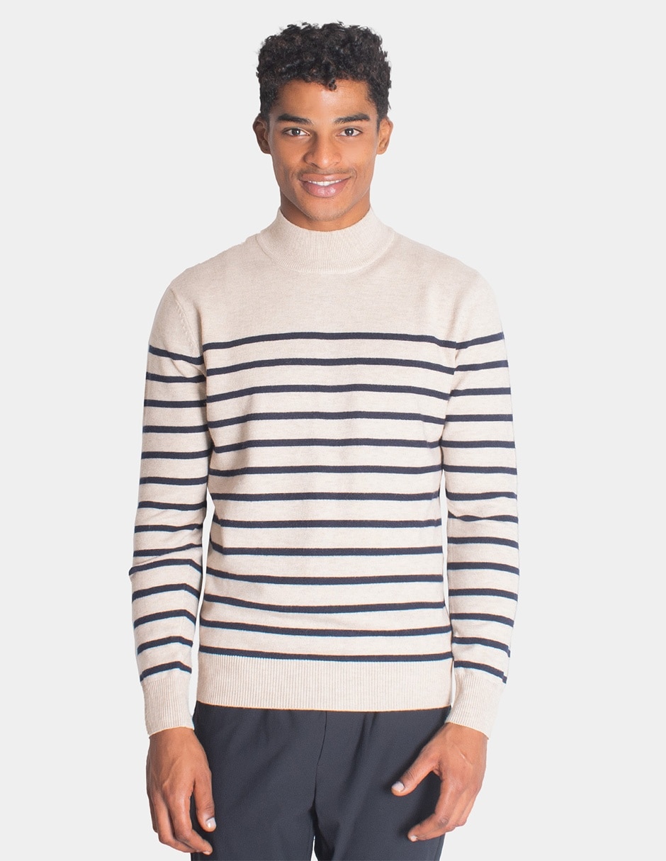 Suéter cuello alto para hombre Suéter cuello alto para hombre