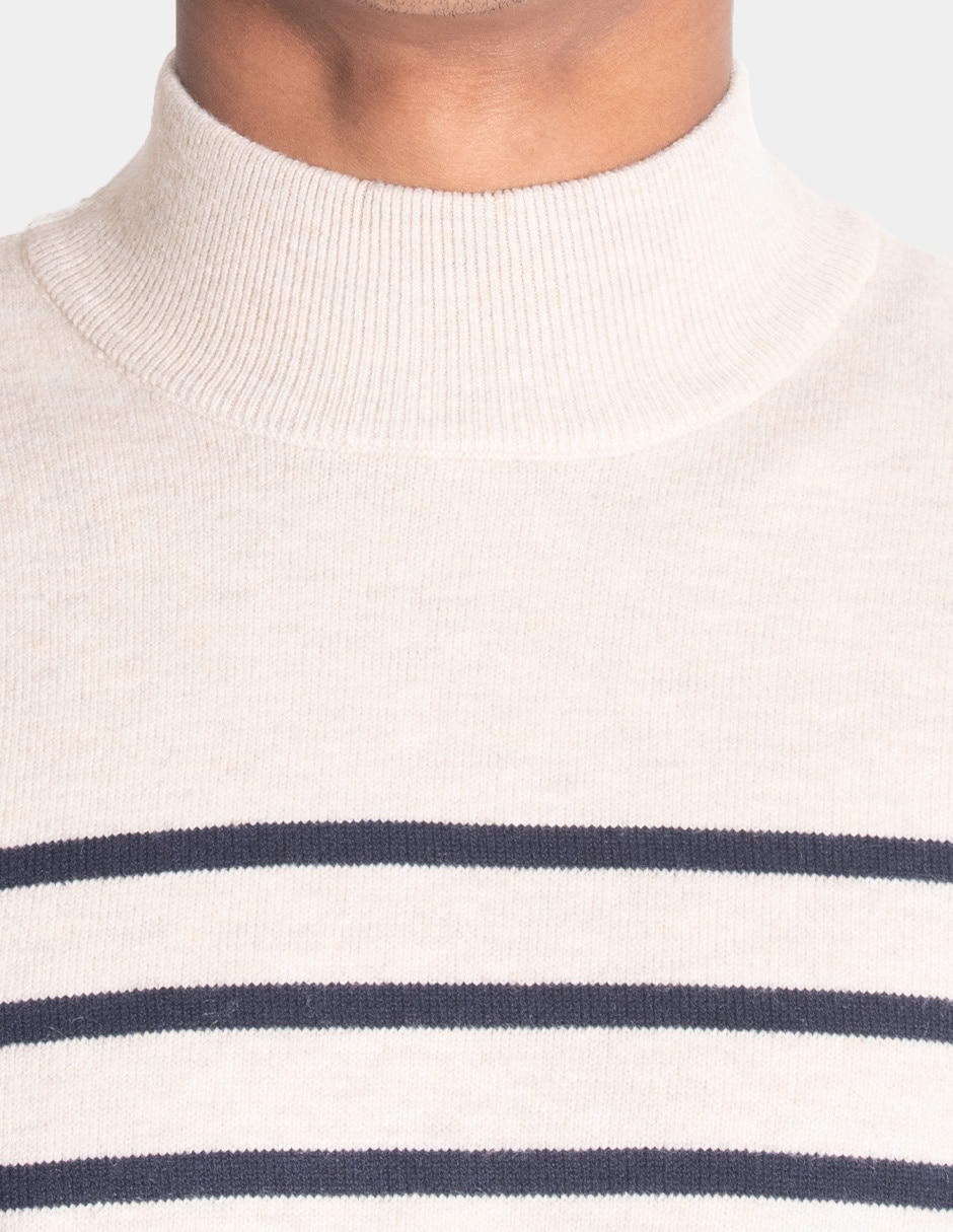 Suéter cuello alto para hombre 3