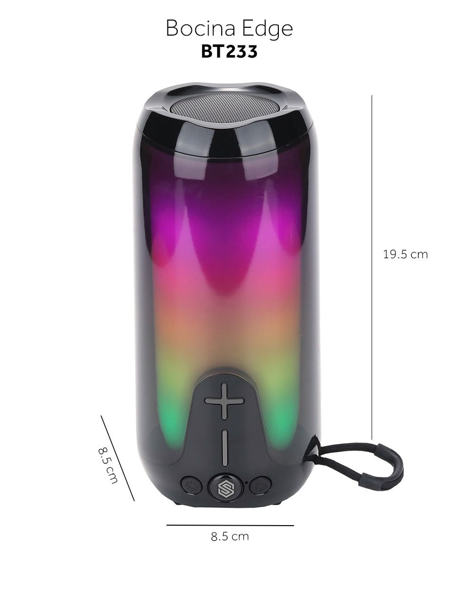 Bocina recargable bt233 + 2in1-sp bluetooth 6