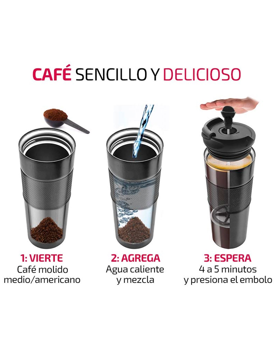Termo de acero inoxidable con tapa rosca 3