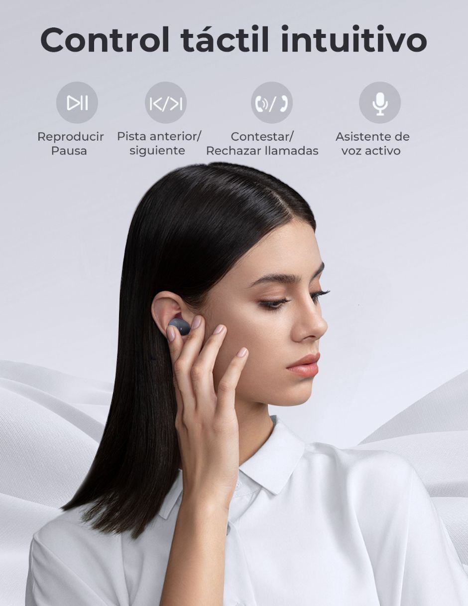 Audífonos True Wireless Inalámbricos con cancelación de ruido 5