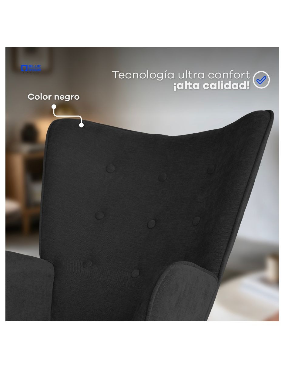 Mecedora manual de madera 2