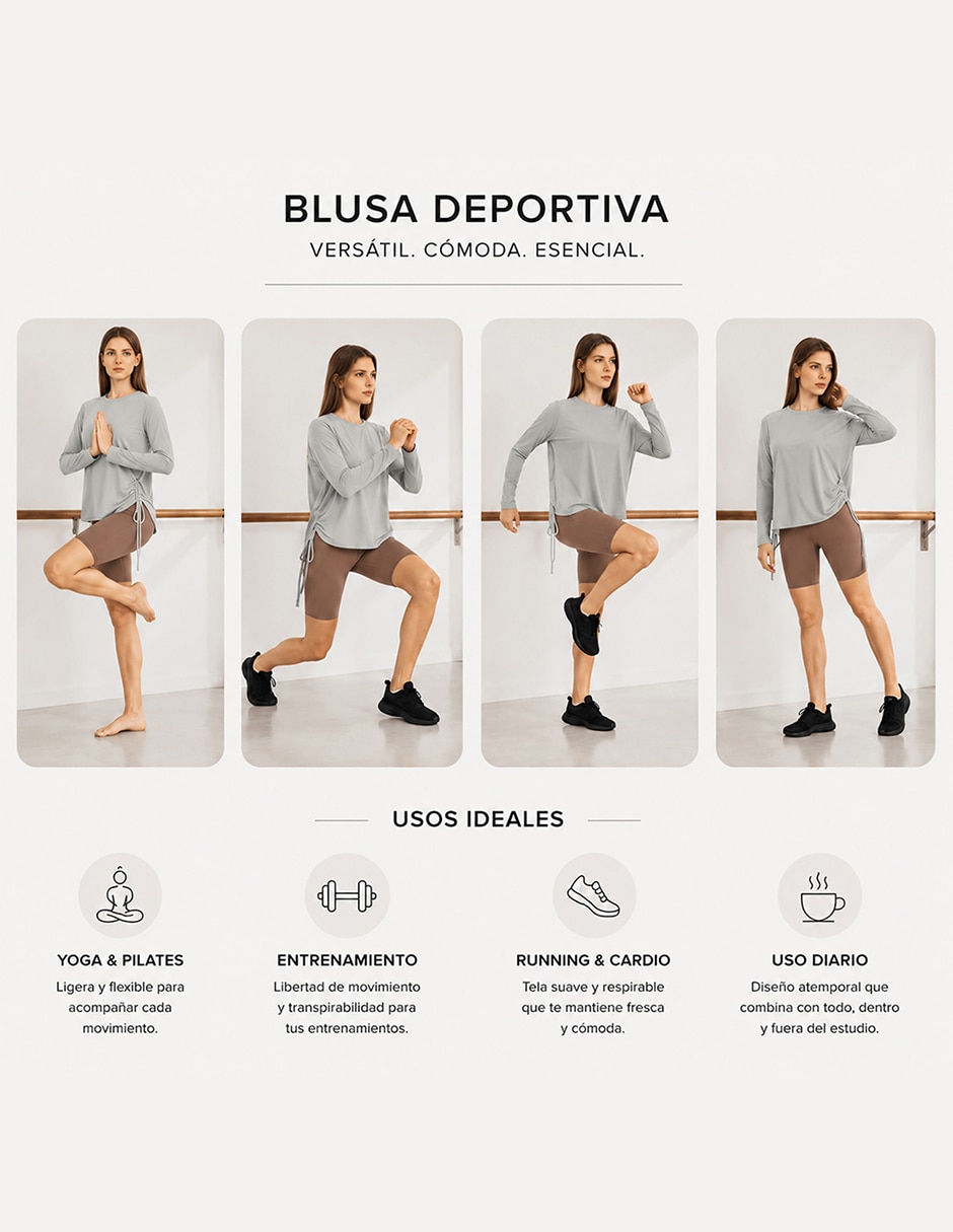 Playera deportiva para entrenamiento méxico unisex 4