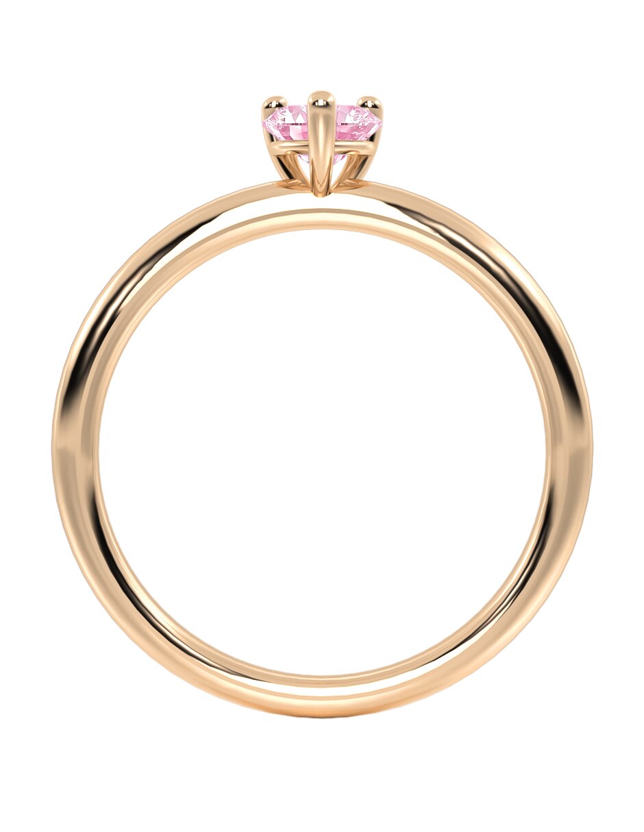 Anillo de compromiso de oro 14 k 2