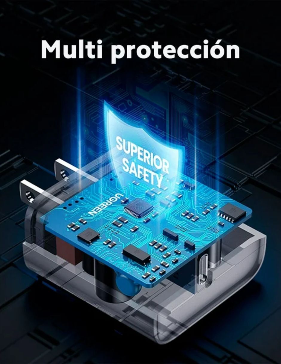 Cargador pared USB tipo C 20 W 9